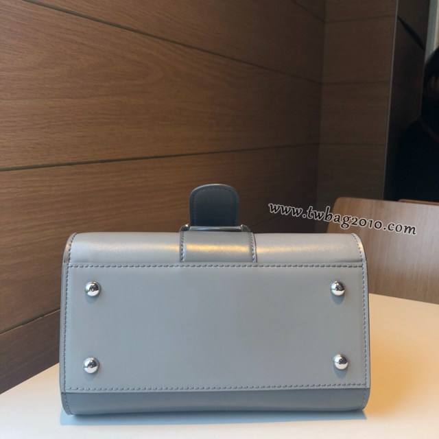 Delvaux頂級原單Brillant box皮雙環白色手提女包 德爾沃專櫃經典款Brillant PM包袋 bxs1121